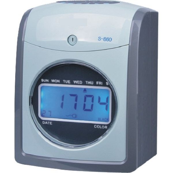 ערכה מלאה של כרטיס ניקוב של geomaster time recorder